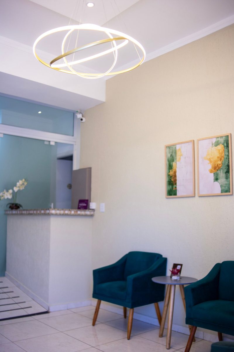 Sala de espera da Selectta Odontologia